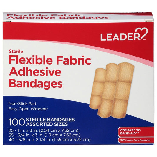 The Leader Flexible Fabric Adhesive Bandages Medical Tape & Bandages Pasteur Pharmacy