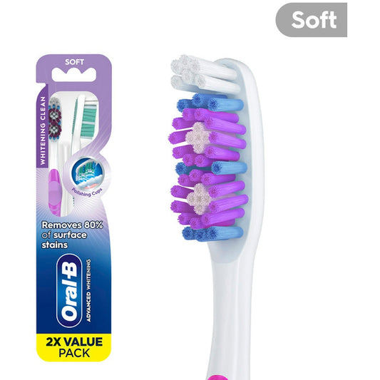 Oral-B 3D White Vivid Soft Toothbrushes Value Pack Toothbrushes Pasteur Pharmacy
