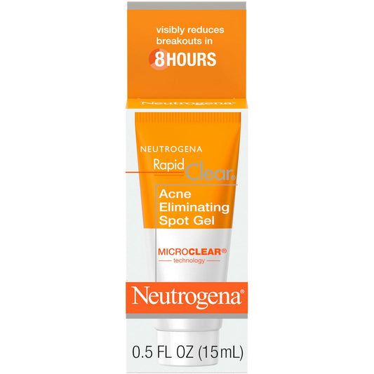 Neutrogena Rapid Clear Acne Eliminating Spot Treatment Gel With Witch Hazel And Salicylic Acid - 0.5 Fl Oz Skin Care Pasteur Pharmacy