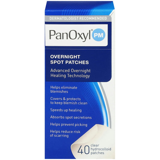 PanOxyl PM Overnight Spot Patches - Clear Health & Beauty Pasteur Pharmacy
