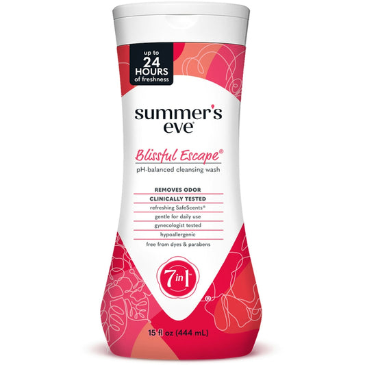 Summer's Eve Cleansing Wash, 7 In 1, Blissful Escape 15 Fl Oz Personal Care Pasteur Pharmacy