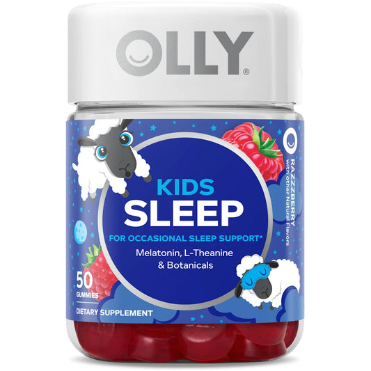 Olly Kids Sleep Raspberry Flavor Gummy Supplement Melatonin .5mg Health & Beauty Pasteur Pharmacy