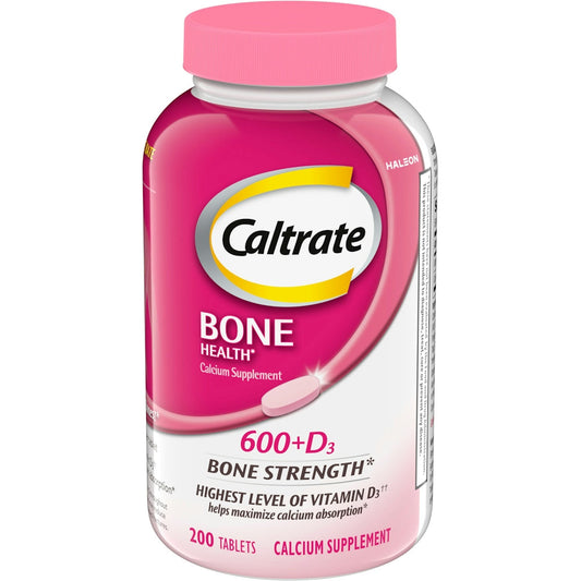 Caltrate Bone Health 600Mg Plus D3 Tablets 200Ct Vitamins & Supplements Pasteur Pharmacy