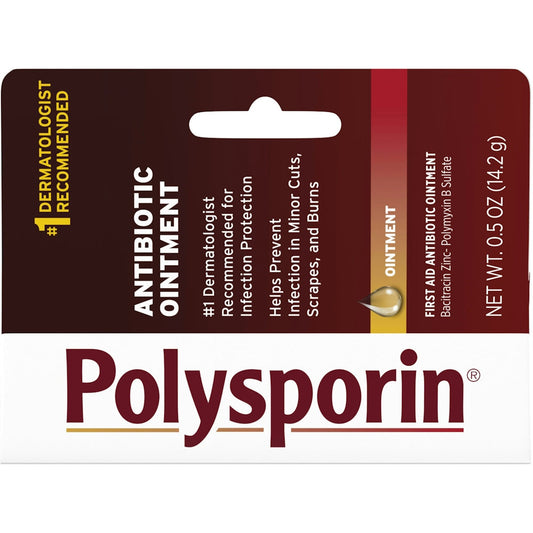 Polysporin Antibiotic Ointment 0.5 Oz First Aid Pasteur Pharmacy