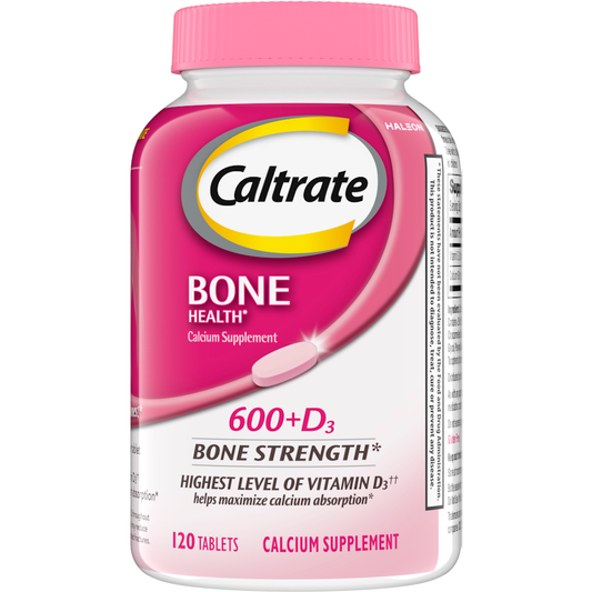 Caltrate 600+D3 Calcium & Vitamin D3 Supplement – Bone Health – 120 Tablets Vitamins & Supplements Pasteur Pharmacy
