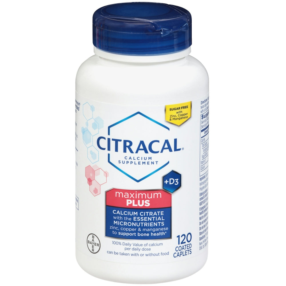 Citracal Coated Caplets Maximum Plus Calcium Citrate +D3 Vitamins & Supplements Pasteur Pharmacy