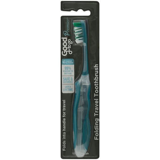Good To Go Premier Folding Travel Toothbrush Toothbrush Pasteur Pharmacy