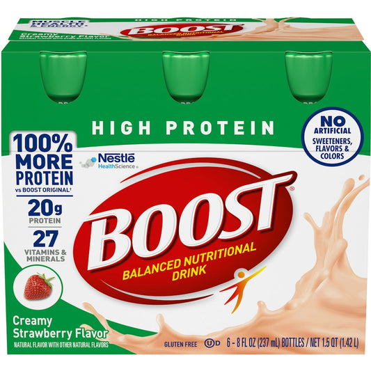 Boost High Protein Creamy Strawberry Complete Nutritional Drink Fitness & Nutrition Pasteur Pharmacy