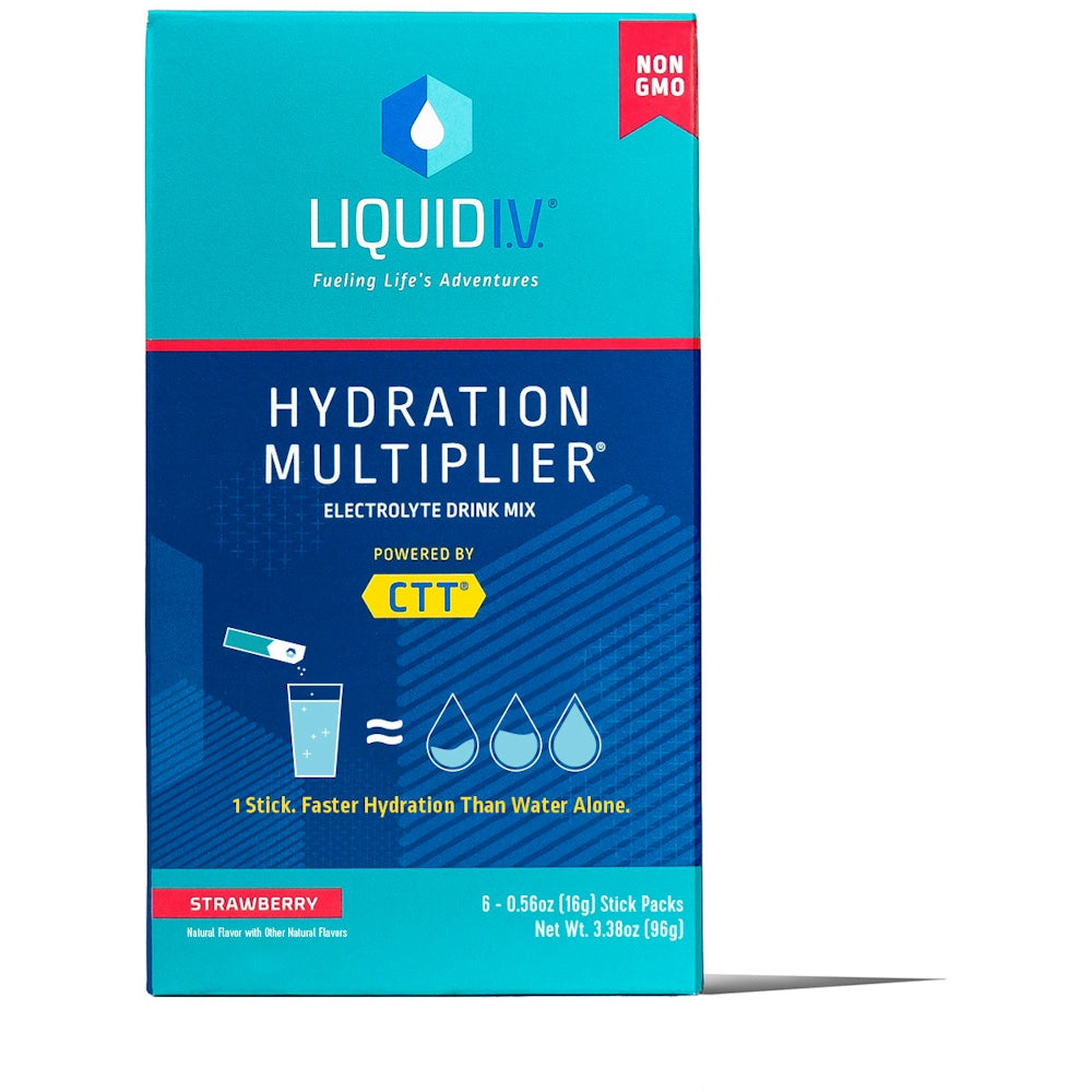 Liquid I.V. Hydration Multiplier® – Strawberry Electrolyte Drink Mix Beverages Pasteur Pharmacy