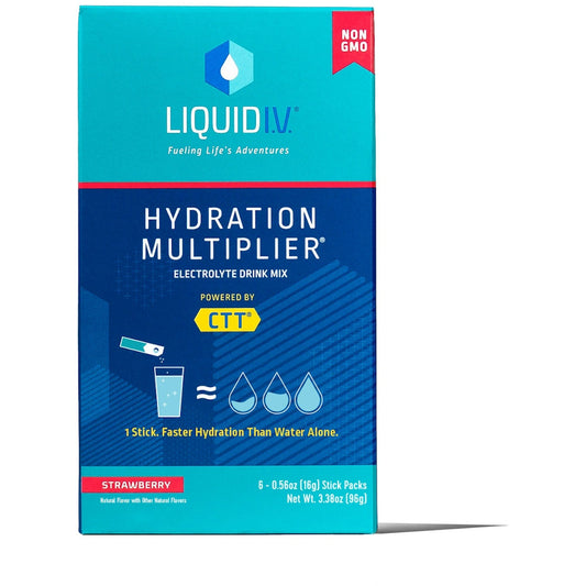 Liquid I.V. Hydration Multiplier® – Strawberry Electrolyte Drink Mix Beverages Pasteur Pharmacy