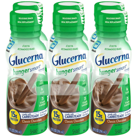 Glucerna® Hunger Smart® Shake – Rich Chocolate (6 Pack / 10 fl oz bottles) Fitness & Nutrition Pasteur Pharmacy