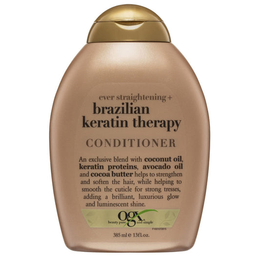 OGX Ever Straight Conditioner Brazilian Keratin Therapy 13 Oz Conditioners Pasteur Pharmacy