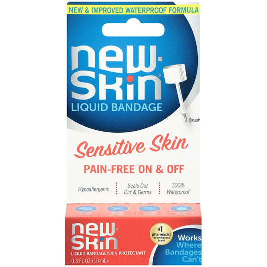 New-Skin Liquid Bandage For Sensitive - 0.3 Fl Oz First Aid Pasteur Pharmacy