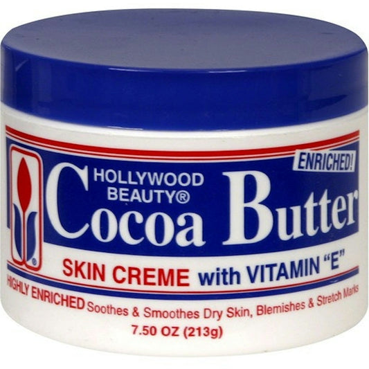 Hollywood Beauty Cocoa Butter Skin Cream with Vitamin E (7.5 oz) Health & Beauty Pasteur Pharmacy