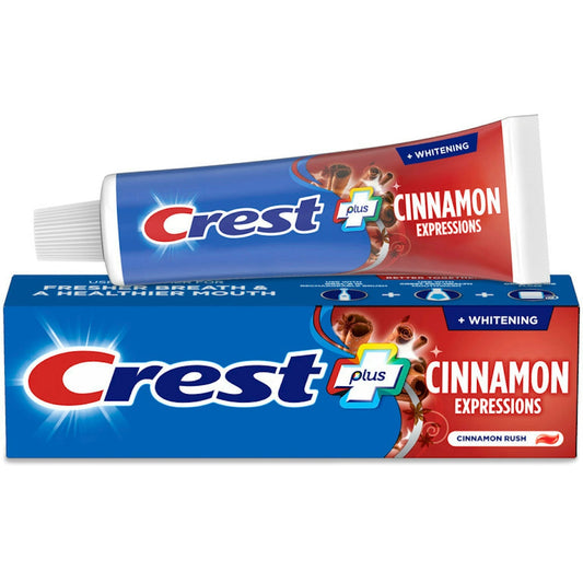 Crest Complete Plus Cinnamon Expressions Teeth Whitening Toothpaste 5.4 Oz Toothpaste Pasteur Pharmacy