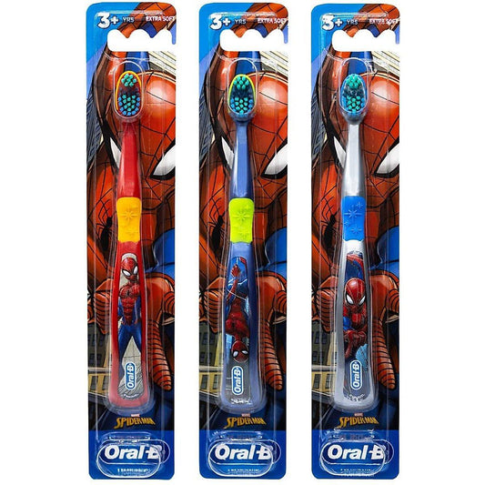Oral-B Toothbrush, Marvel Spider-Man, Extra Soft Toothbrushes Pasteur Pharmacy