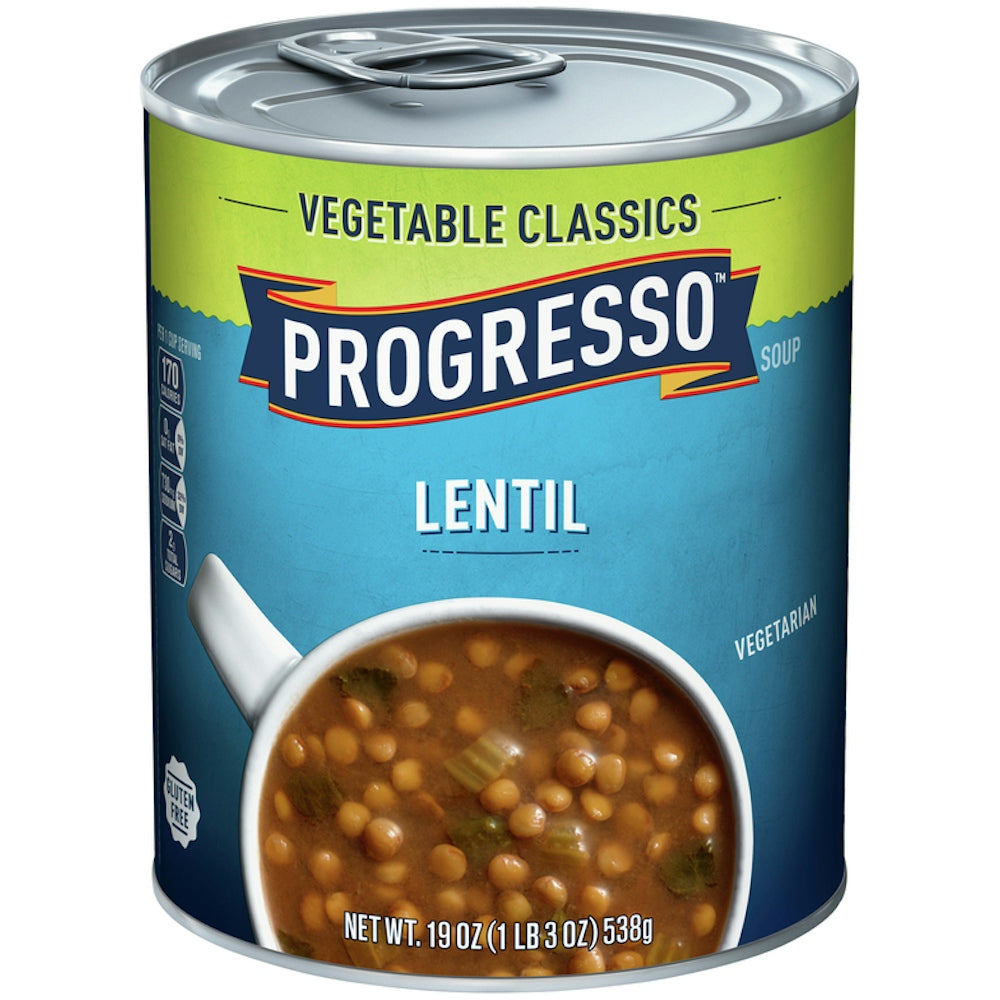 Sopa de lentejas Progresso Gluten Free Vegetable Classics - 19 oz
