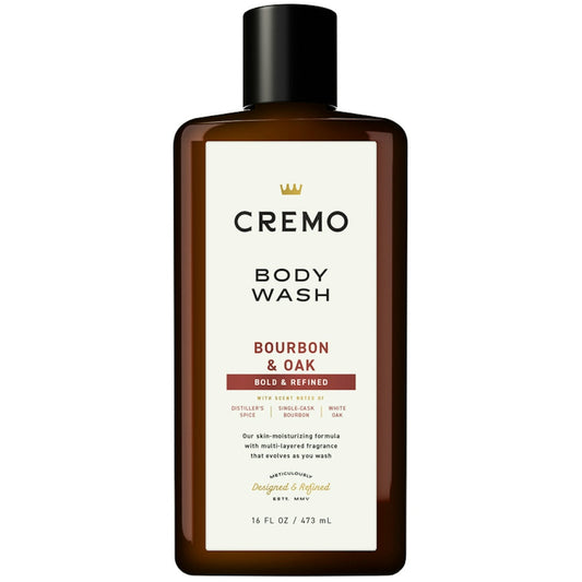 Cremo Body Wash - Bourbon And Oak - 16 Fl Oz Body Wash Pasteur Pharmacy