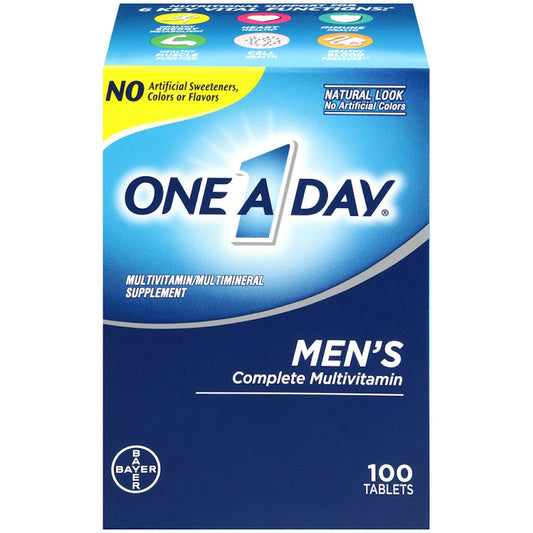 One A Day Complete Multivitamin, Men's, Tablets Vitamins & Supplements Pasteur Pharmacy