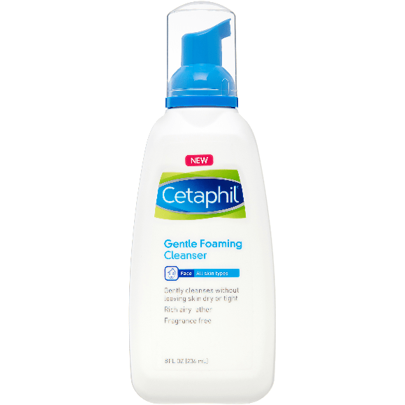 Cetaphil Gentle Foaming Facial Cleanser 8oz Facial Cleansers Pasteur Pharmacy