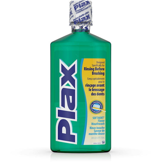 Plax Softmint Advanced Formula Plaque Loosening Rinse Soft Mint Mouthwash Pasteur Pharmacy