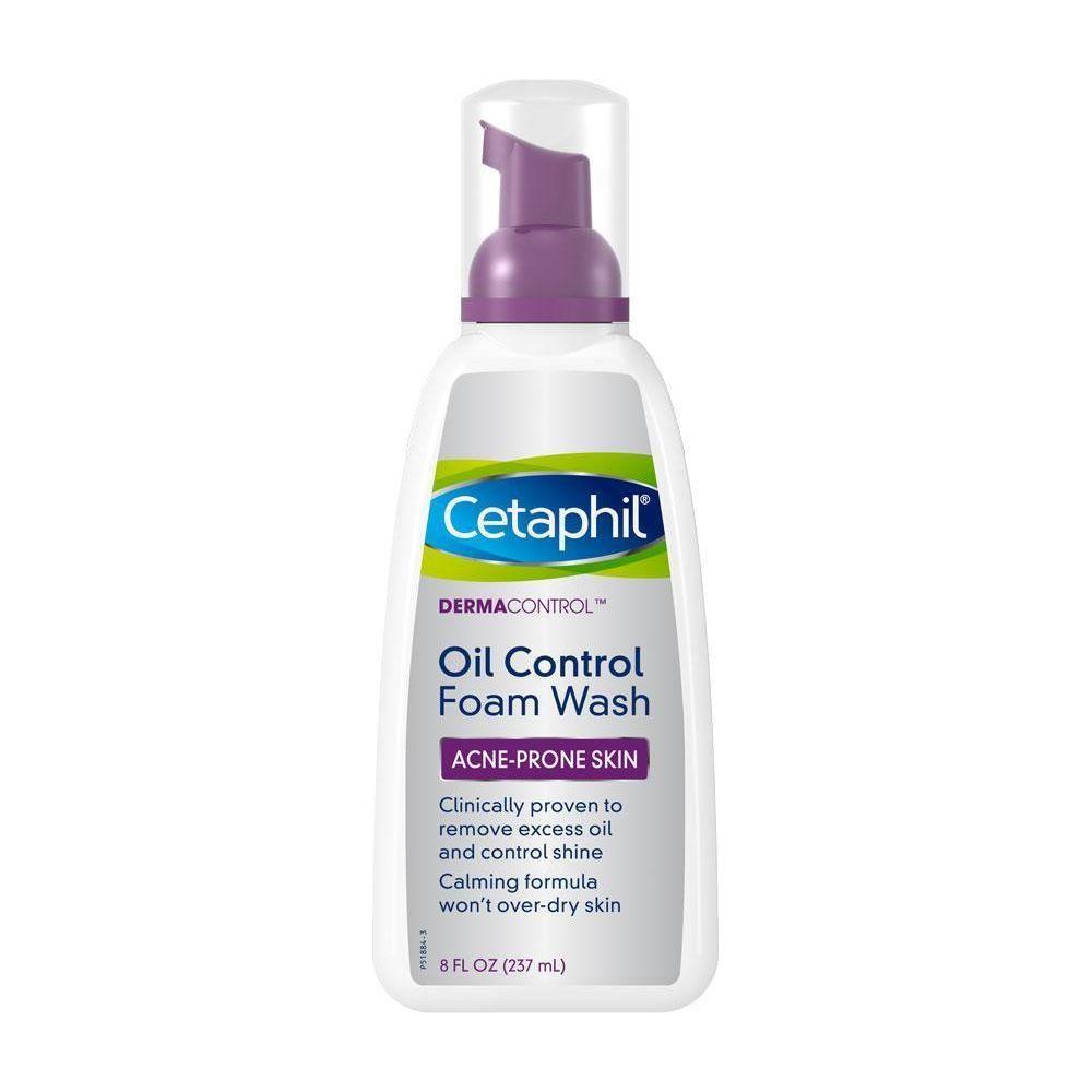 Cetaphil DermaControl Oil Control Foam Wash 8oz SkinCare Pasteur Pharmacy