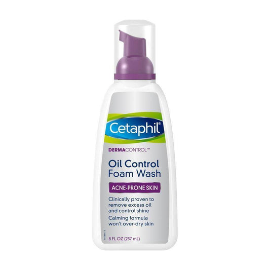 Cetaphil DermaControl Oil Control Foam Wash 8oz SkinCare Pasteur Pharmacy