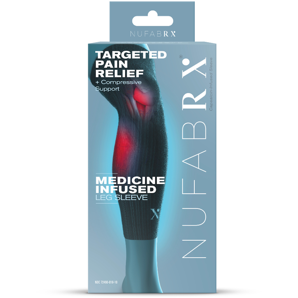 Nufabrx Capsaicin Infused Compression Lower Leg Sleeve Medicine & Drugs Pasteur Pharmacy
