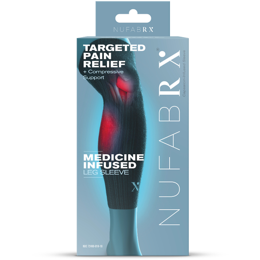 Nufabrx Capsaicin Infused Compression Lower Leg Sleeve Medicine & Drugs Pasteur Pharmacy