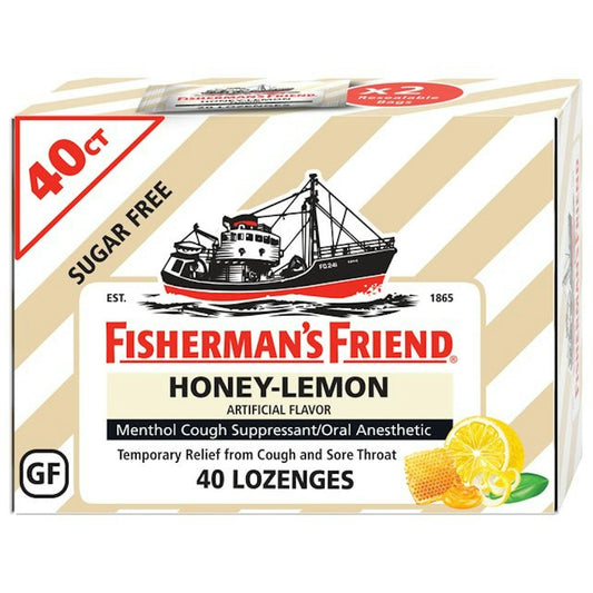 Fisherman's Friend Sugar Free Lozenges – Honey-Lemon & Menthol Health & Beauty Pasteur Pharmacy