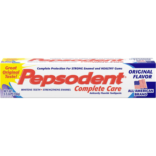 Pepsodent Complete Care Anticavity Fluoride Toothpaste Original Flavor Toothpaste Pasteur Pharmacy