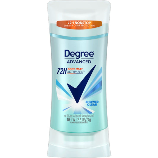 Degree Advanced Shower Clean Motionsense Antiperspirant Deodorant - 2.6 Ounce Deodorant & Anti-Perspirant Pasteur Pharmacy