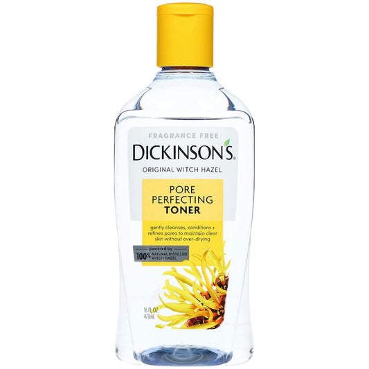 Dickinson's Fragrance Free Original Witch Hazel Pore Perfecting Toner 16 Fl Oz Toners Pasteur Pharmacy