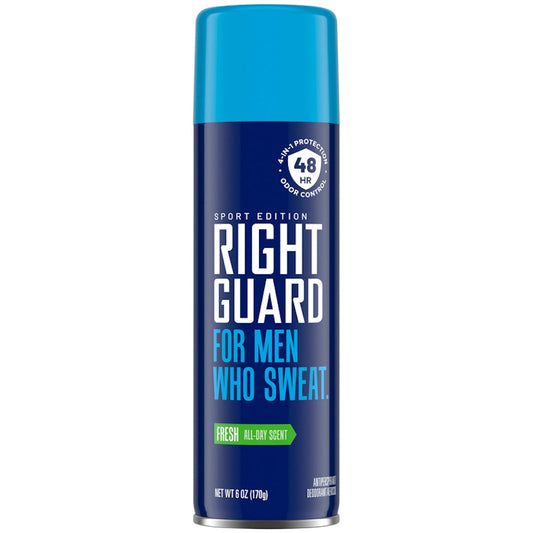 Right Guard Sport Antiperspirant Deodorant Aerosol Fresh 6 Oz Deodorant Pasteur Pharmacy