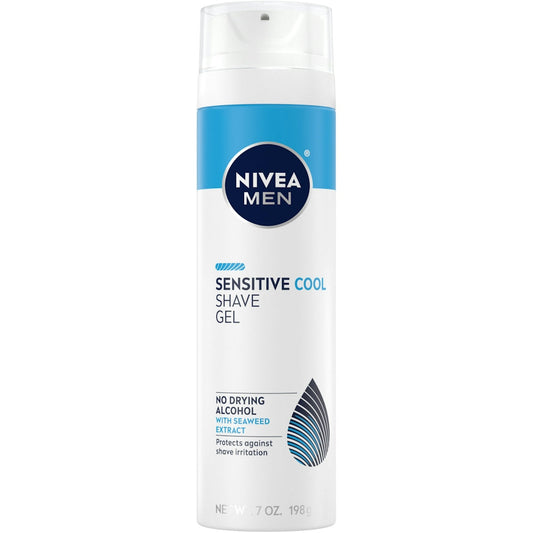 NIVEA Men Cooling Shave Gel For Sensitive Skin - 7oz Shave Gel Pasteur Pharmacy