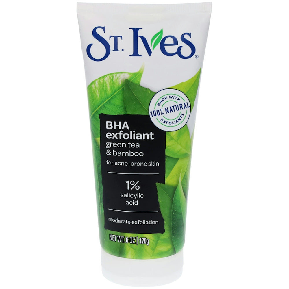 St. Ives Blackhead Clearing Face Scrub - Green Tea And Bamboo - 6oz Facial Cleansers Pasteur Pharmacy