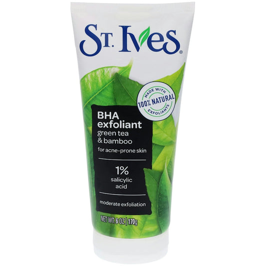 St. Ives Blackhead Clearing Face Scrub - Green Tea And Bamboo - 6oz Facial Cleansers Pasteur Pharmacy