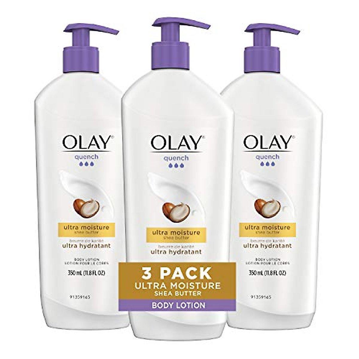 Olay Quench Ultra Moisture Shea Butter Body Lotion, 11.8 Fl Oz