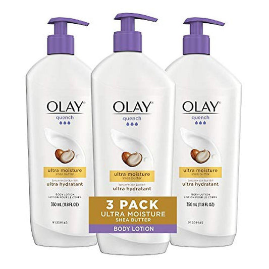 Loción corporal Olay Quench Ultra Moisture con manteca de karité, 11.8 oz fl