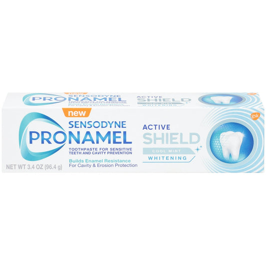 Sensodyne Pronamel Active Shield Whitening Toothpaste - Cool Mint - 3.4oz Toothpaste Pasteur Pharmacy