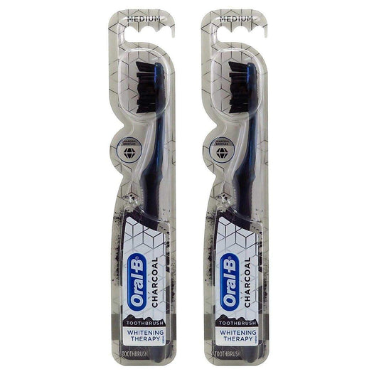 Oral-B Toothbrush Charcoal Medium Whitening Therapy Toothbrushes Pasteur Pharmacy