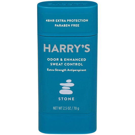 Harry's Stone Extra-Strength Antiperspirant Stick 2.5 oz Deodorant Pasteur Pharmacy