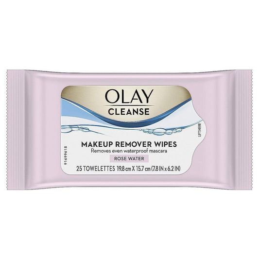 Olay Cleanse Rose Water Makeup Remover Wipes Makeup Removers Pasteur Pharmacy
