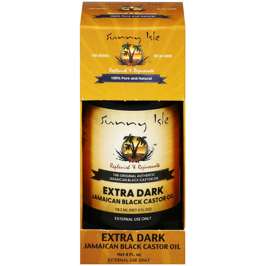 Sunny Isle Extra Dark Jamaican Black Castor Oil - 4 Fl Oz Hair Care Pasteur Pharmacy