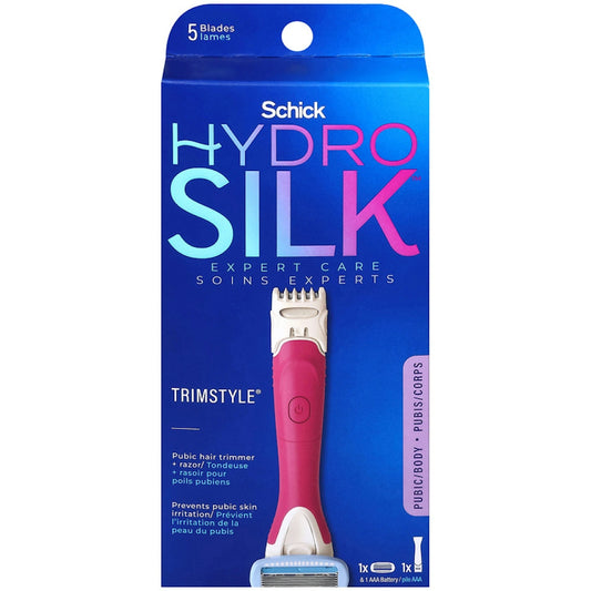 Schick Hydro Silk Trim Style Razor + Bikini Trimmer KIT Razor Pasteur Pharmacy