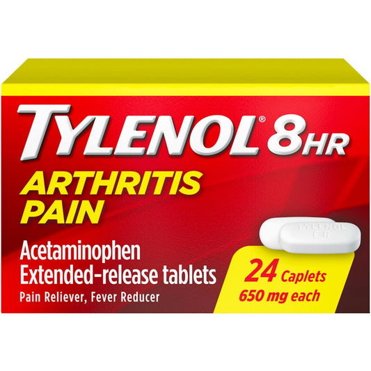 Tylenol 8 Hr 650 Mg Arthritis Pain 24 Caplets Health & Beauty Pasteur Pharmacy