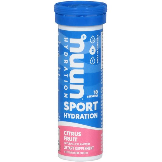 Nuun Sport Electrolyte Hydration Tablets, Citrus Fruit, 10 Count Vitamins & Supplements Pasteur Pharmacy