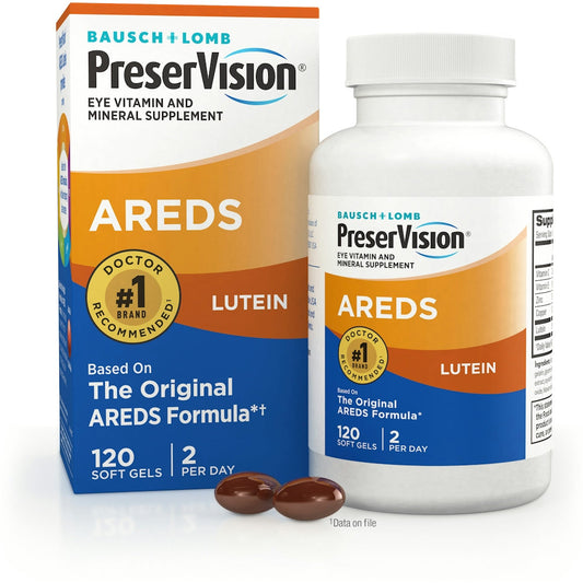 PreserVision Eye Vitamin & Mineral Supplement, AREDS Formula, Lutein, Soft Gels Vitamins & Supplements Pasteur Pharmacy