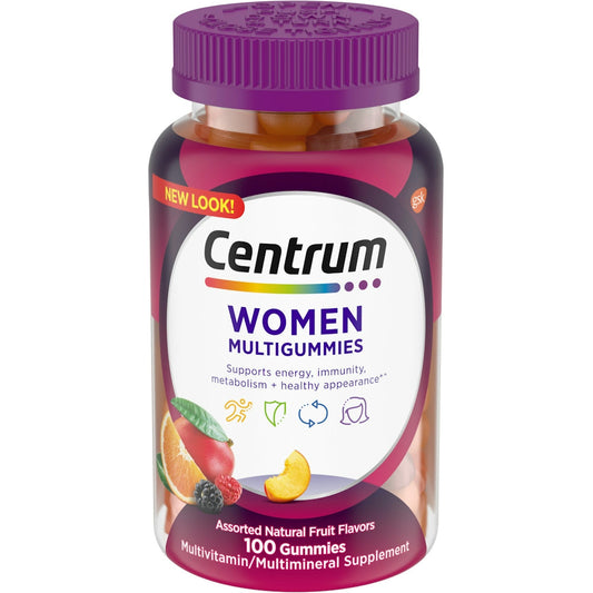 Centrum® MultiGummies Women – Assorted Natural Fruit Flavors Vitamins & Supplements Pasteur Pharmacy