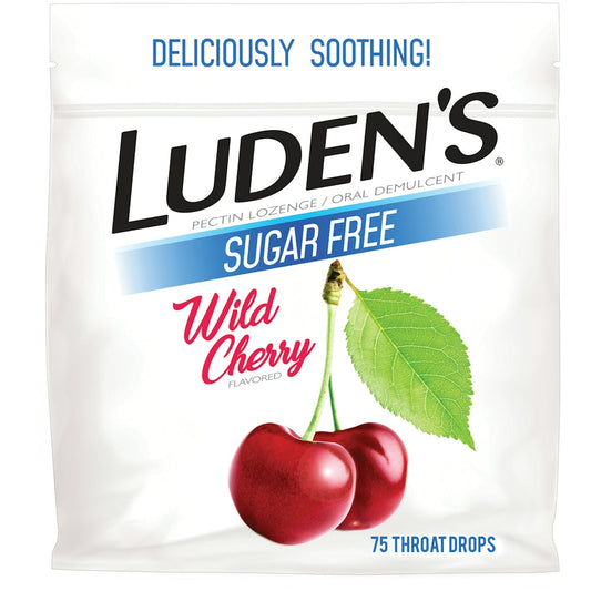 Luden's Throat Drops, Sugar Free, Wild Cherry Health & Beauty Pasteur Pharmacy